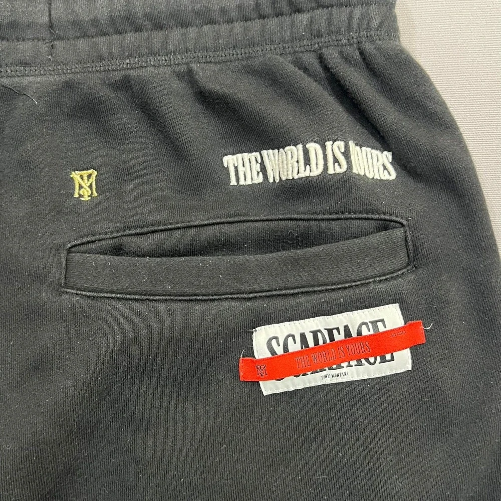 Scarface Shorts Black Limited‎ Release Shoe Palace Tony Montana Men's Size M